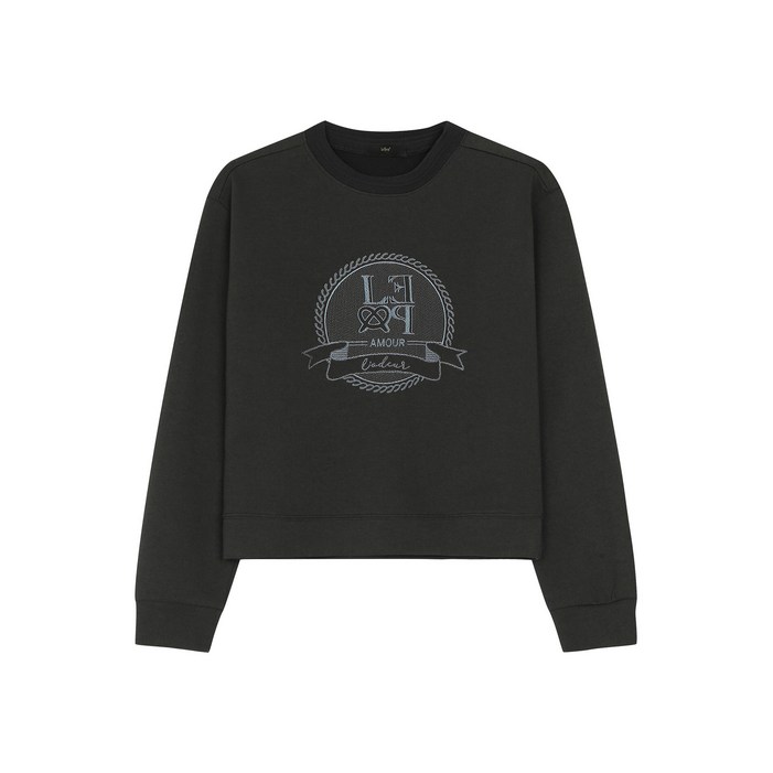 르샵 본사직영 자수 라운드넥 맨투맨LC48TS040