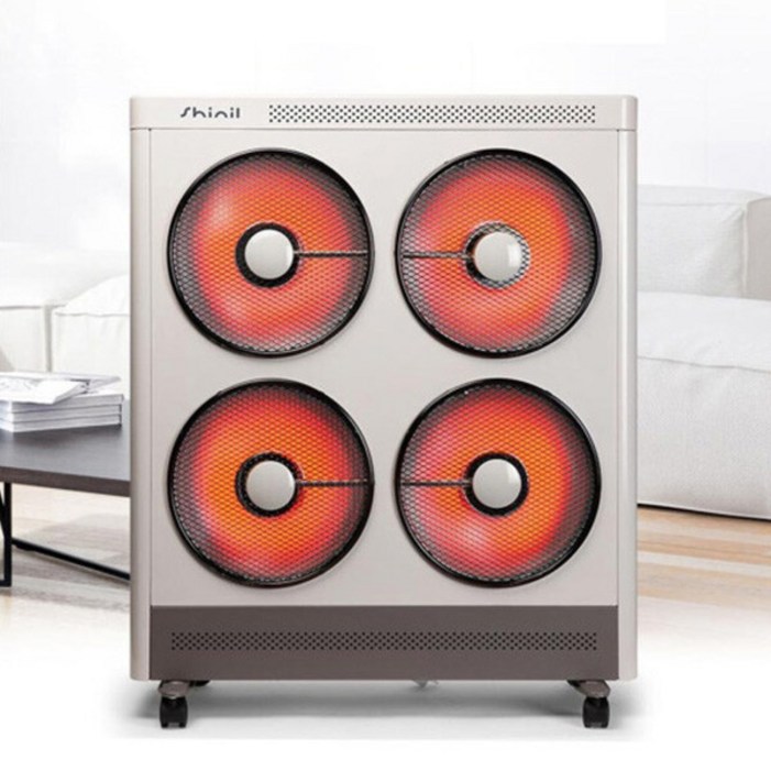 신일 0.5초 발열 4구 하이라이트 대형 전기 히터, SEHF30HCH4구, 화이트