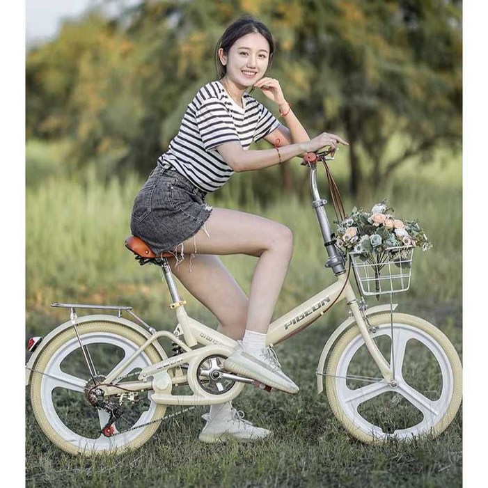 접이식 자전거 미니 16인치 출퇴근 벨로 스프린터, F. 해당화 홍삼 단속