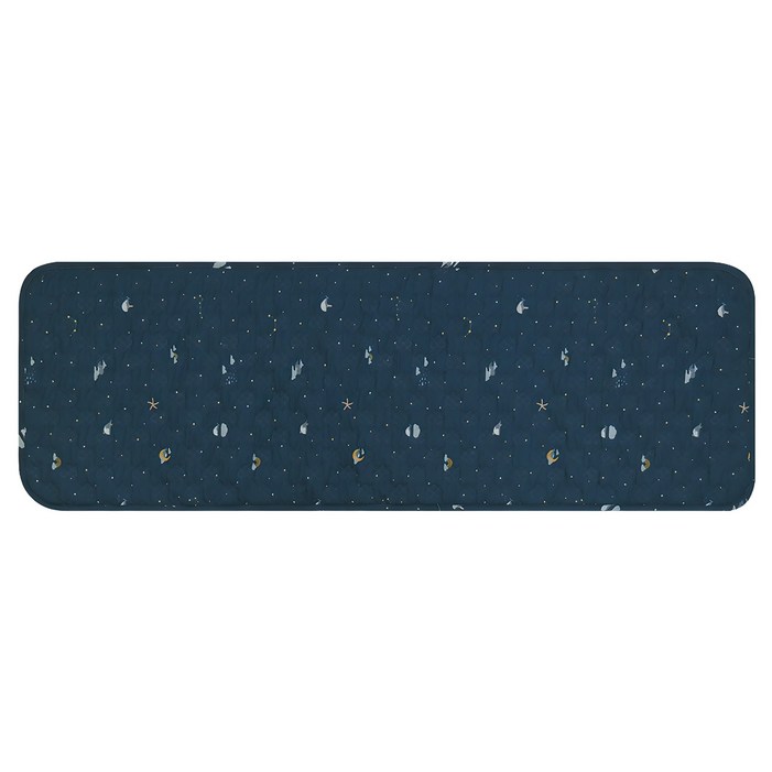 한일전기 밤하늘고래 양면 전기방석 JHB4803, 네이비, 슈퍼쇼파용50 x 150 cm