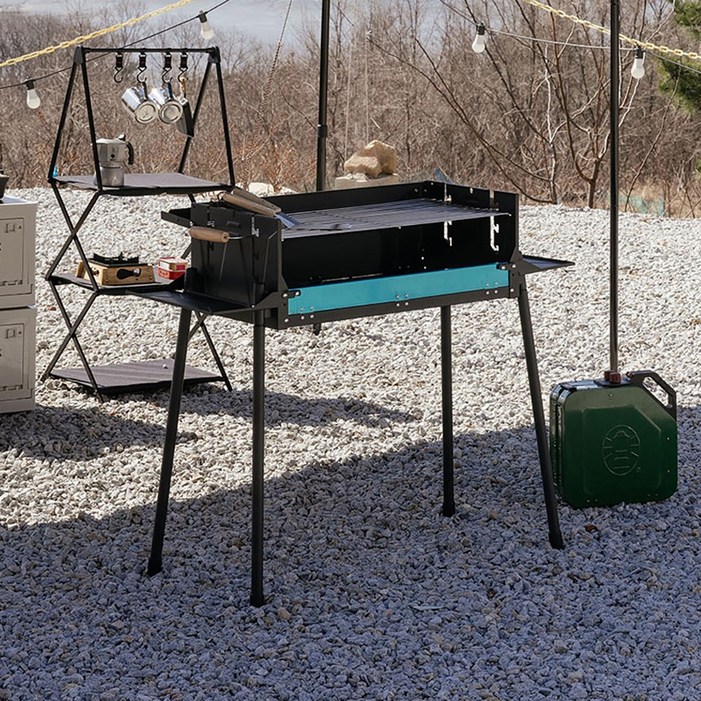 매드캠프 높이조절 바베큐 그릴 화로대 EG-001