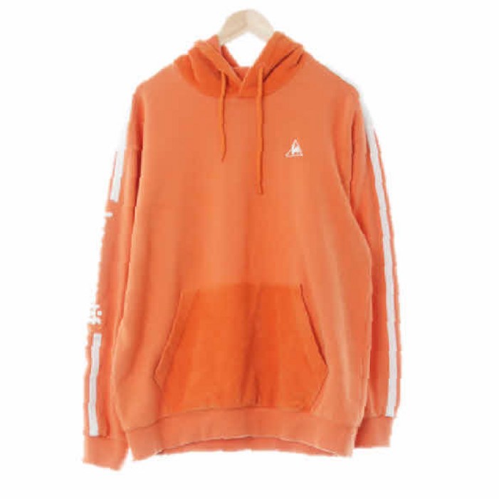르꼬끄스포츠 망고오렌지 면혼방 코듀로이배색후드티 [L] 구제구구공