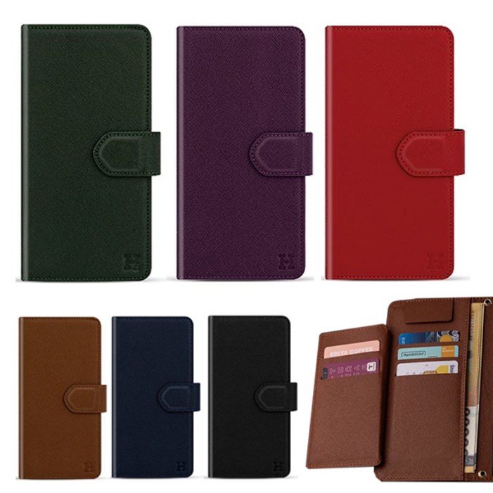 이중 카드 수납 핸드폰 지갑 케이스 갤럭시S21 G991