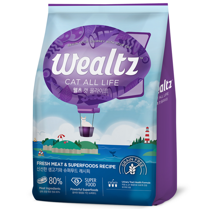 웰츠 캣 올라이프 건식사료, 닭, 2.1kg, 1개