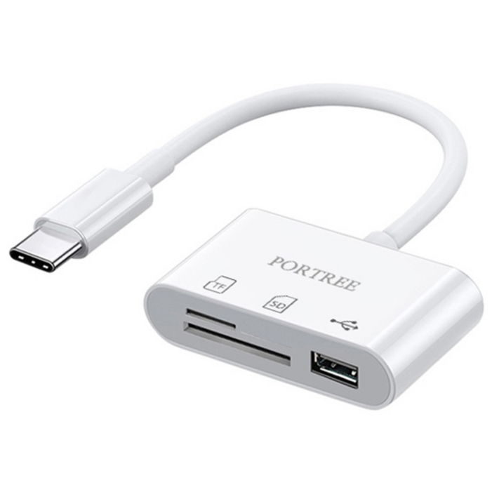 센티브 C타입 SD카드 리더기 OTG 케이블 멀티리더기 변환젠더 허브 아이폰15 호환