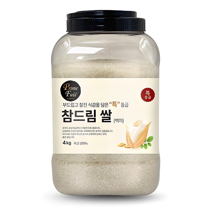 Prime Field 경기 참드림 백미, 특등급, 4kg, 1개
