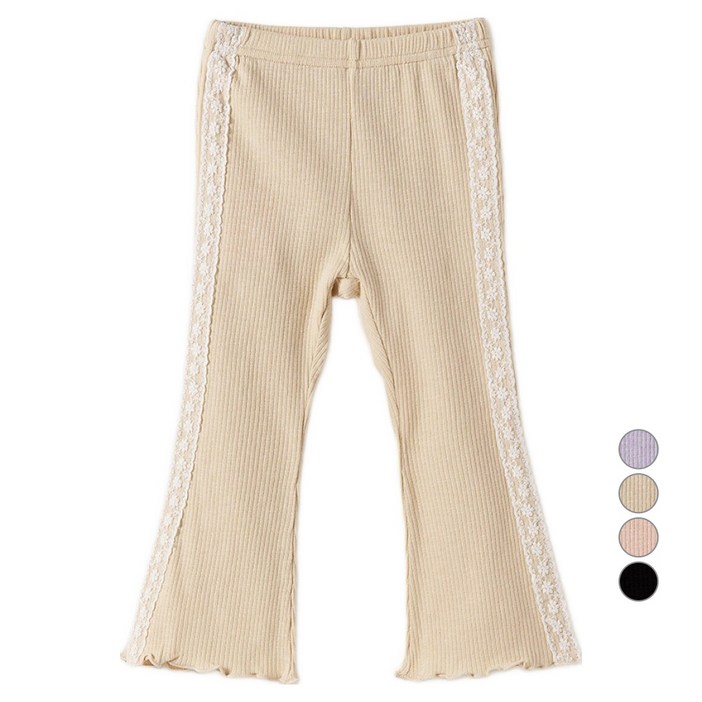 오즈키즈 아동용 루루레이스 부츠컷 레깅스