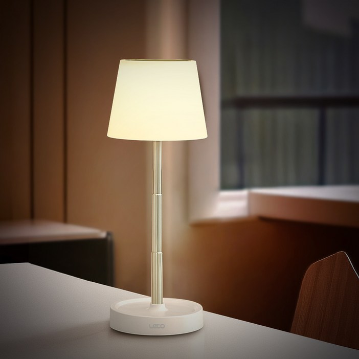 레토 높이조절 LED 무드등 인테리어조명 LMLHL33, 화이트