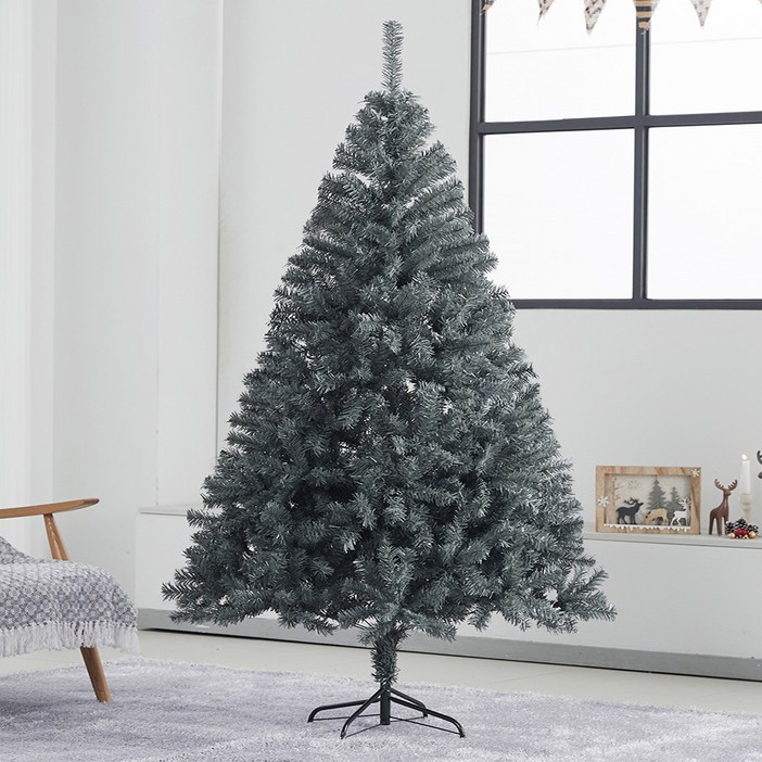 아웃팅 무장식 크리스마스트리 풍성빽빽트리, 그레이