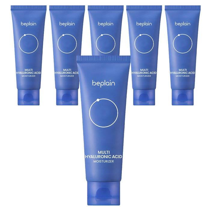[비건뷰티] 비플레인 멀티 히알루론산 수분 크림, 70ml, 6개