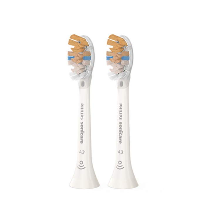 필립스 소닉케어 A3 프리미엄 올인원 칫솔모 화이트 2p, HX9092/67, 1세트
