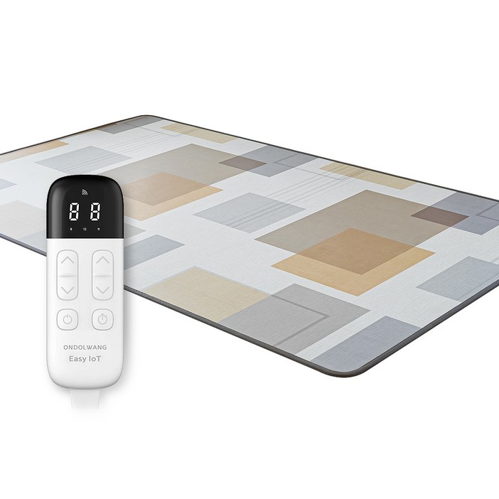 온돌왕 한일메디칼 IoT 탄소 모노륨매트 전기장판 그레이시티 CEL480W, 78인용300 x 183 cm
