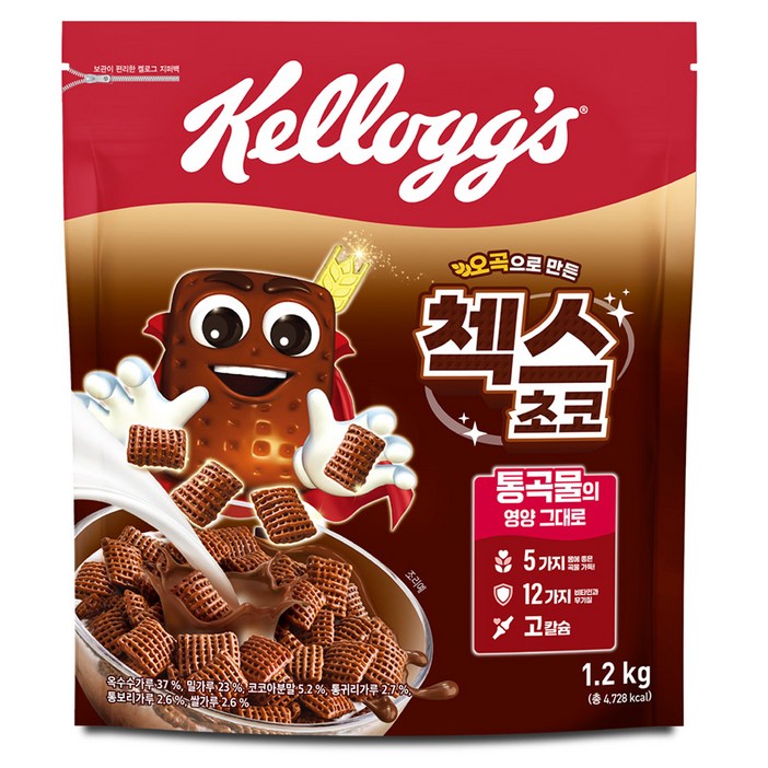 첵스초코 오곡으로 만든 시리얼, 1.2kg, 1개
