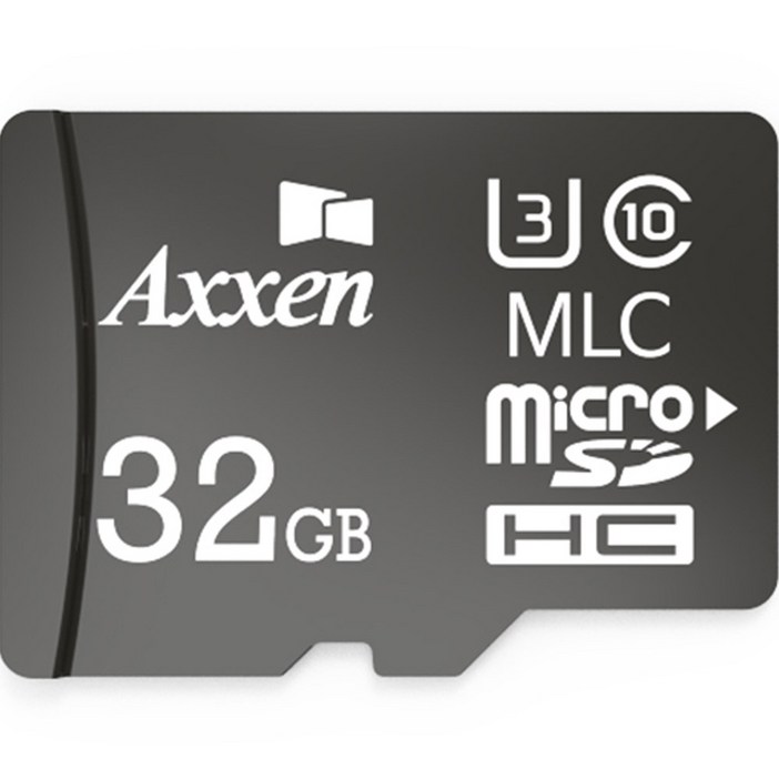 블랙박스용sd카드 액센 블랙박스용 MSD Black MLC U3 Class10 마이크로 SD 카드, 32GB