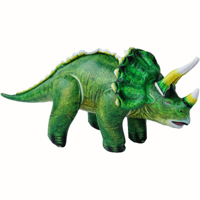 인디케이 트리케라톱스 공룡 풍선, 그린, 1개