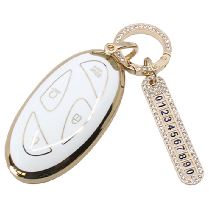 루젠 TPU 스마트키 키케이스  큐빅링  번호판 세트