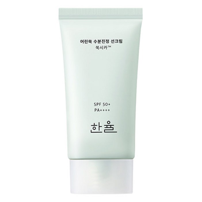한율 어린쑥 수분 진정 선크림 SPF50 PA