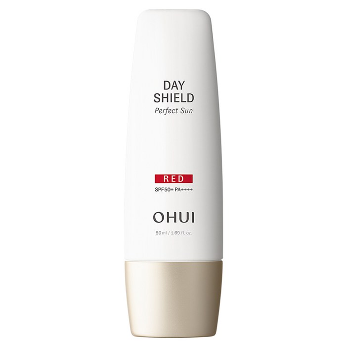 오휘 데이쉴드 퍼펙트 선크림 레드 SPF50+ PA++++