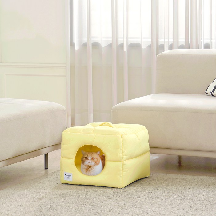 개과천선 고양이 워티 방석 하우스, 1개 개과천선 고양이 워티 방석 하우스, 1개