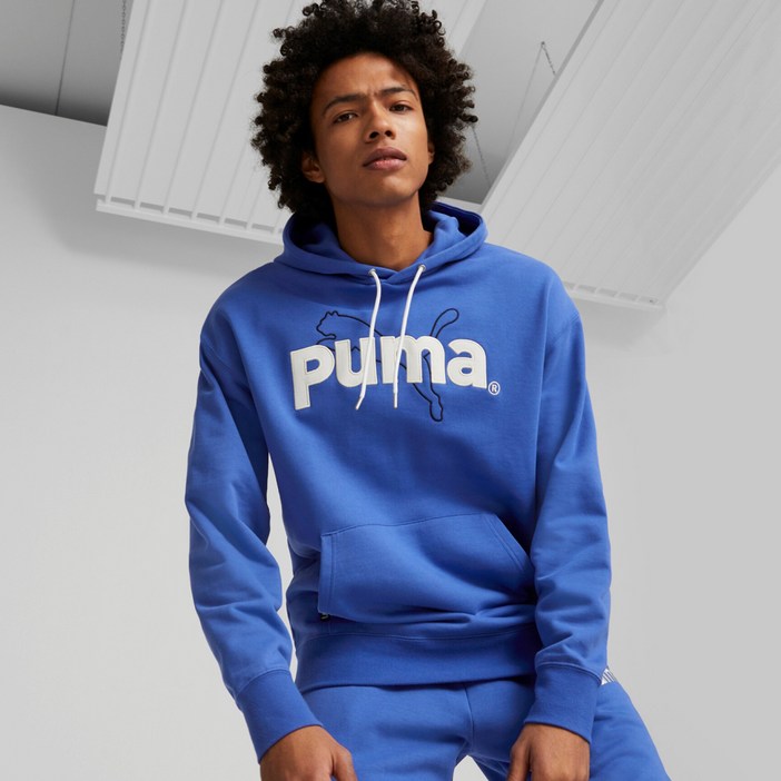 [PUMA]푸마_남성용_팀 그래픽 후디_TEAM GRAPHICS HOODIE_블루_62063192