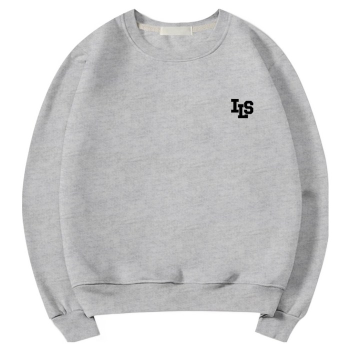 일루소 남녀공용 로고 아이엘에스 소프트 특양면 맨투맨