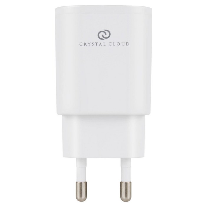 크리스탈클라우드 5V 1A 직류전원장치 충전 어댑터, 화이트, 1개
