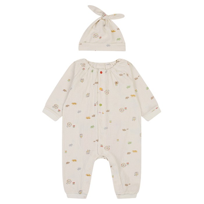 에뜨와 유아용 선물용 치프우주복모자 세트 + 쇼핑백