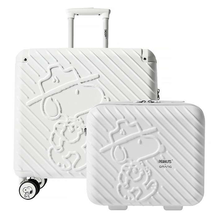 피너츠 큐랑 시애틀 스누피 기내용 미니캐리어미니백 세트 12인치18인치