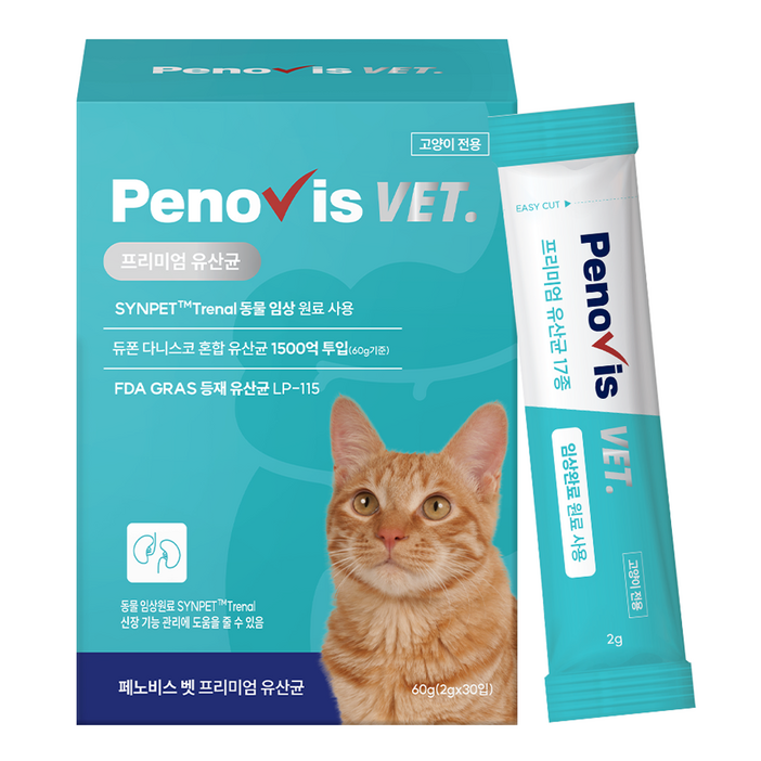 페노비스벳 고양이 신장 유산균 30포 페노비스벳 고양이 신장 유산균 30포