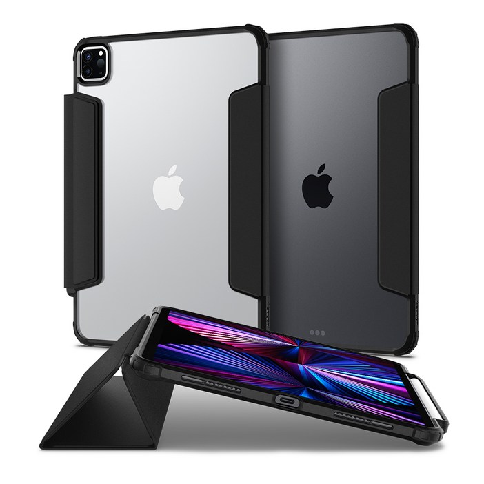 슈피겐 울트라하이브리드 프로 태블릿PC 케이스 ACS03765, 블랙, 1개