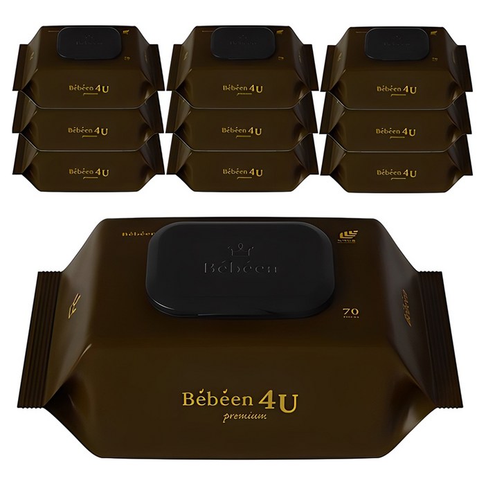 Bebeen 포유 프리미엄 영유아 물티슈 캡형