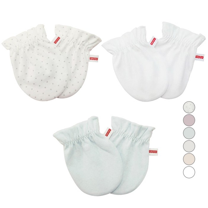 피셔프라이스 면 손싸개 3개 세트