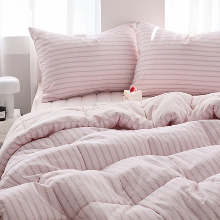 쉬즈홈 국내 제조 푸딩 세미마이크로 차렵이불