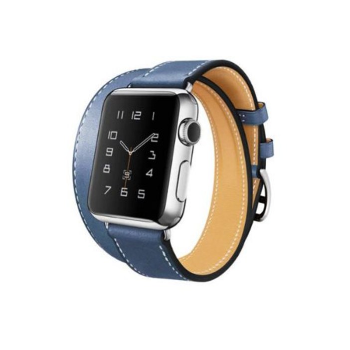 포유 애플워치 3/4/5/6/7/SE 더블투어 단색 밴드 (38/40/41mm 호환가능)