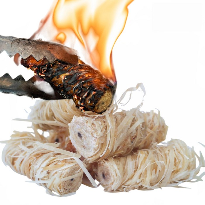 구이대장 파이어롤 200개 캠핑 바베큐 숯 장작 착화제