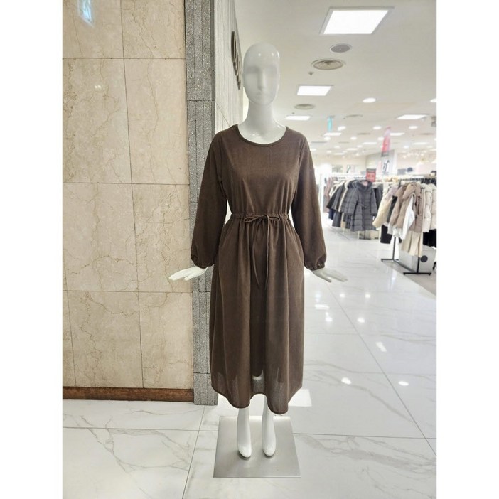 밸리걸 스트링 가을겨울 코듀로이 롱 원피스 611880