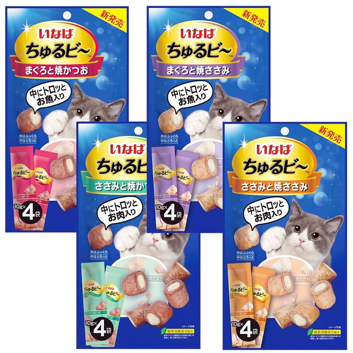 이나바 챠오 츄르비 4종 콤보세트, 츄르비 4종 콤보세트, 1세트