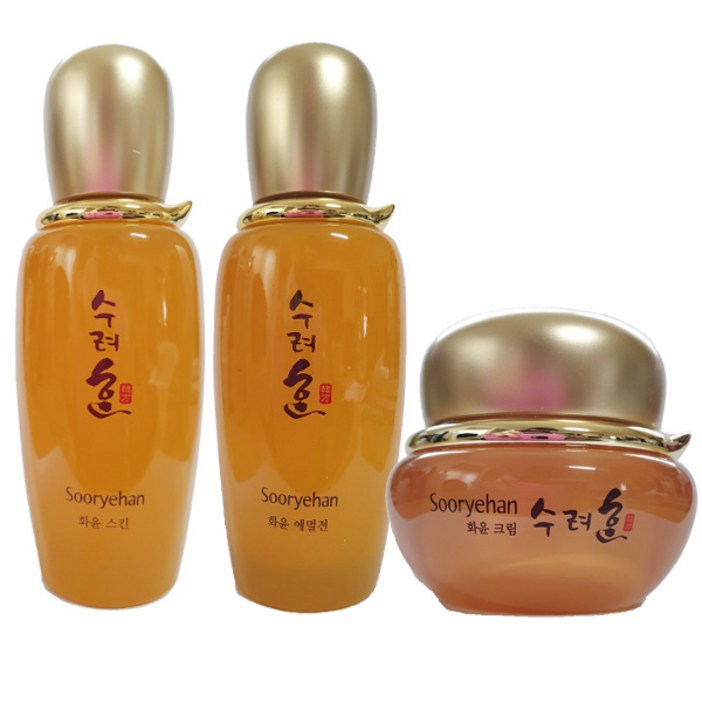 (485170) [ ] 수려한 화윤 기초 3종(스킨+에멀젼+크림). 무료배송