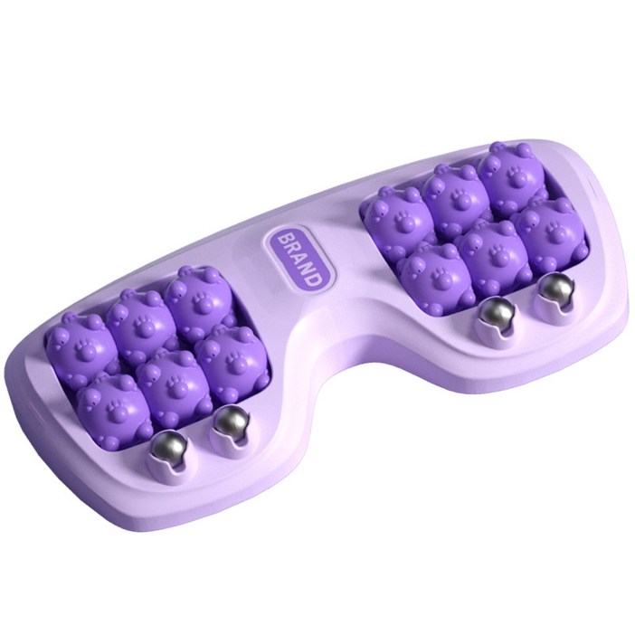네지쿠 발마사지기 발바닥 지압기 발마사지 롤러, 보라, 1개