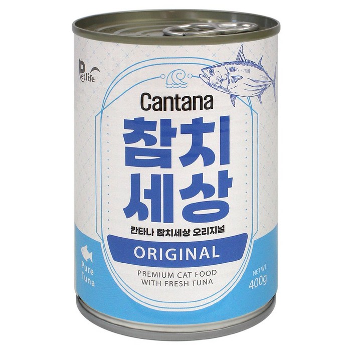 칸타나 참치세상 400g 대용량 고양이간식 고양이캔, 12개, 400g, 오리지날