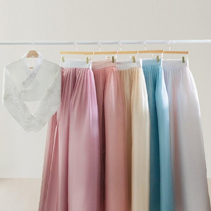 대여결혼식 하객한복 5종 웨딩 스튜디오 촬영 돌잔치 드레스 RR008