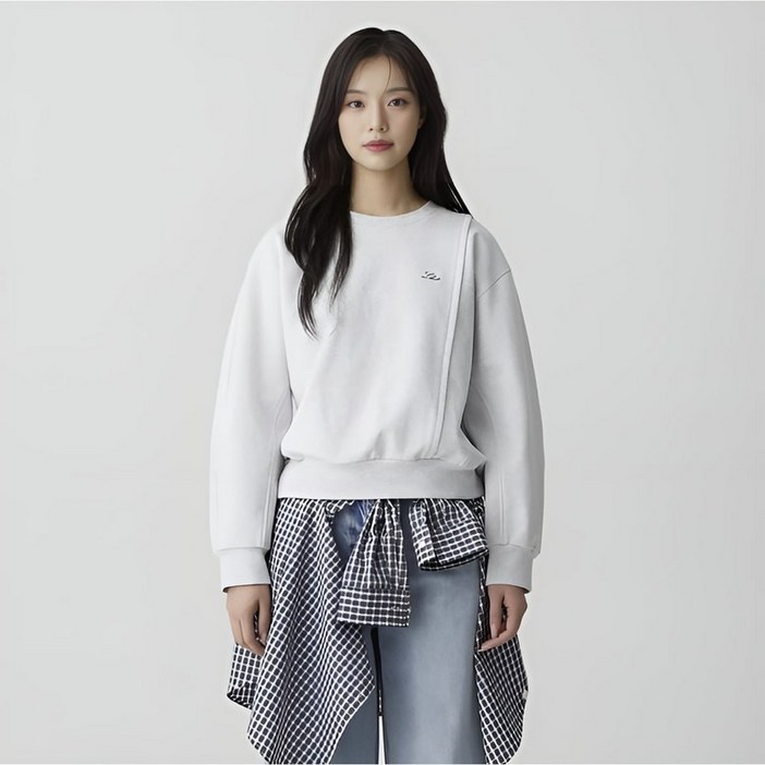 매장정품 PLASTIC ISLAND 플라스틱 아일랜드 플라스틱아일랜드 절개포인트 맨투맨 티셔츠 PS1CL282 1420247