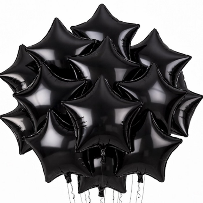 파리스 하트 별 은박풍선 10인치