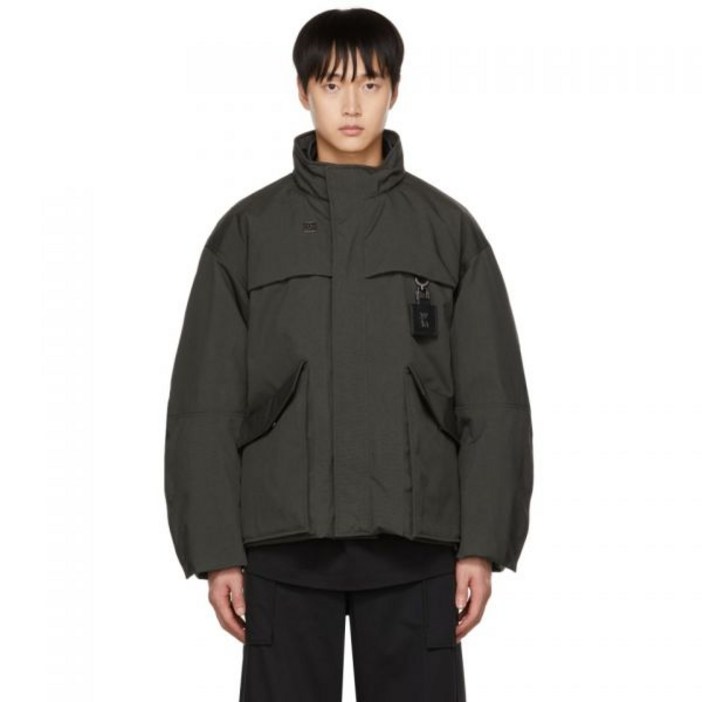 정품 우영미 WOOYOUNGMI 그레이 나일론 다운 자켓 222704M178000 정품 우영미 WOOYOUNGMI 그레이 나일론 다운 자켓 222704M178000