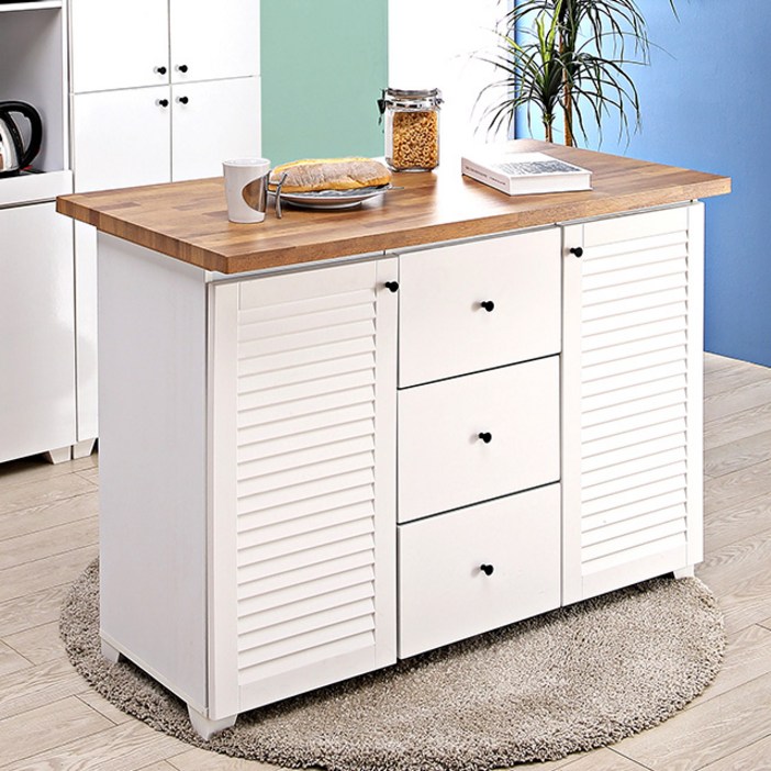 로쏘 사히 아일랜드 홈바 식탁, 멀바우