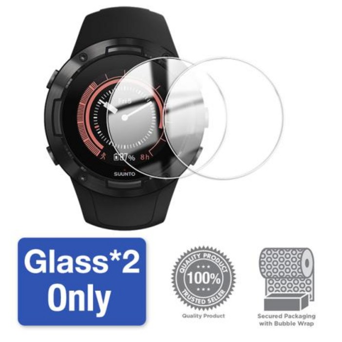 Suunto 9 7 Baro Spartan 스포츠 손목 HR 울트라 HD 화면 보호 필름 및 범퍼 보호 커버, 케이스 및 강화 유리, 2in1