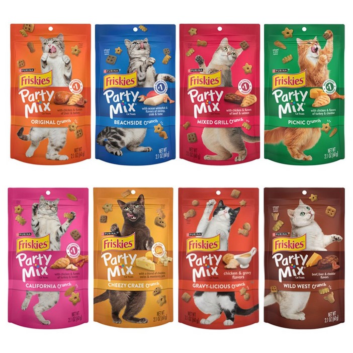 퓨리나 프리스키 파티믹스 60g 고양이 간식 반려묘 영양식, 60g, 1개, 믹스그릴