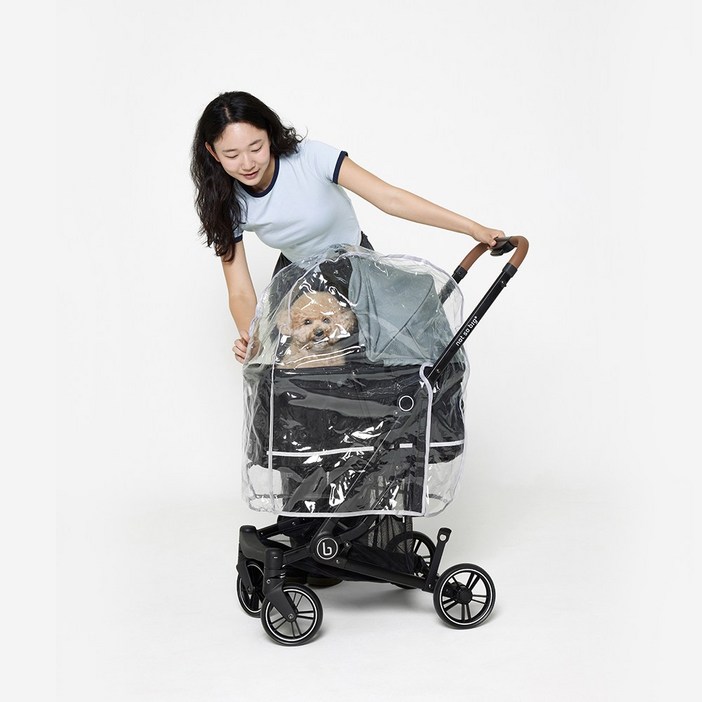 낫쏘빅 토토 강아지유모차 방풍 레인커버