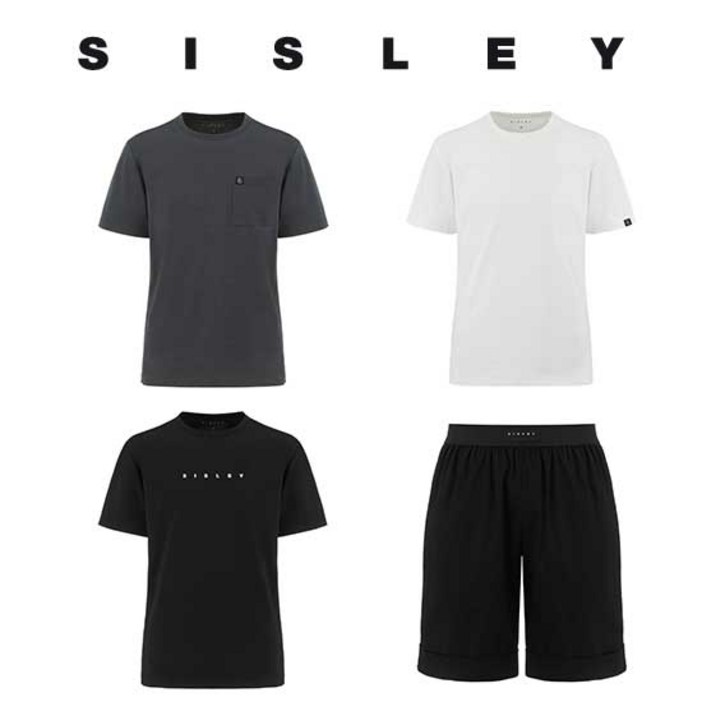 [시슬리] 시슬리 남성티셔츠 3종 + 반바지