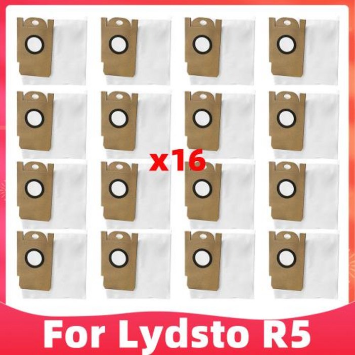 로봇청소기악세서리 Lydsto R1, R2, S1, R3, R5 호환 진공 청소기 먼지 봉투 액세서리 교체 부품